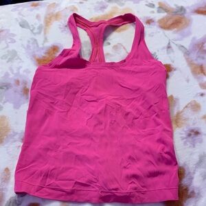 Lululemon nulu sonic pink Tank Top size 6